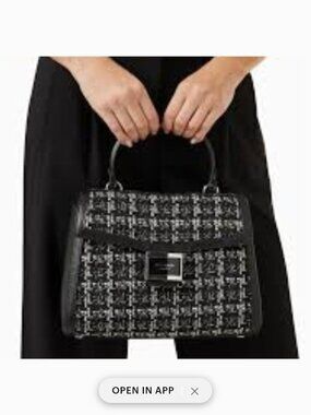 Kate Spade New York Katy Tweed Medium Top-Handle/Crossbody Bag